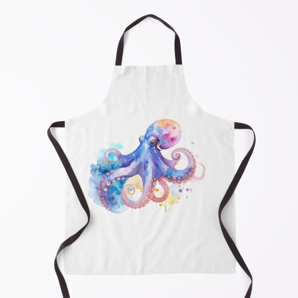 Item preview, Colorful Watercolor Octopus Design designed and sold by BetweenForms.