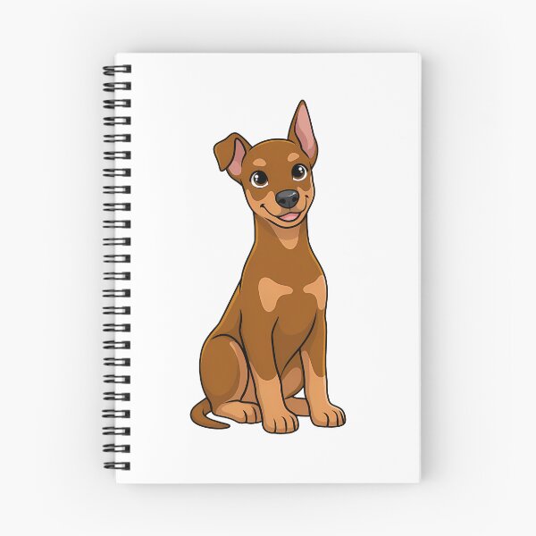 Item preview, Cute Red Doberman Puppy - Natural Ears Chocolate Dobie designed and sold by Jakub  Seweryn.