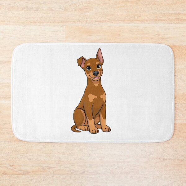 Item preview, Cute Red Doberman Puppy - Natural Ears Chocolate Dobie designed and sold by Jakub  Seweryn.