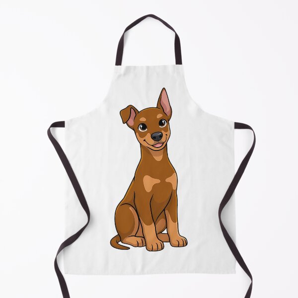 Item preview, Cute Red Doberman Puppy - Natural Ears Chocolate Dobie designed and sold by Jakub Seweryn.