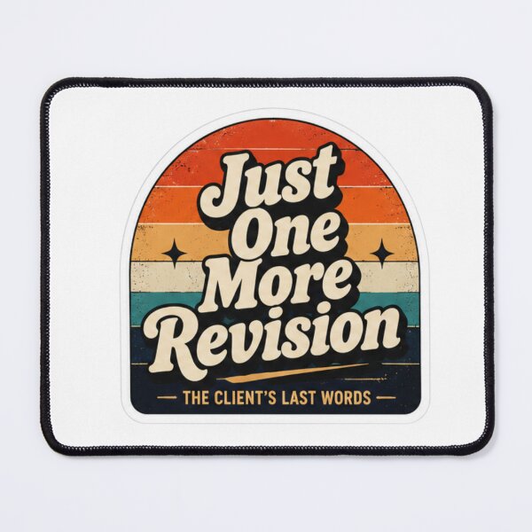 Item preview, Just One More Revision Funny Sticker designed and sold by Mood Theory.