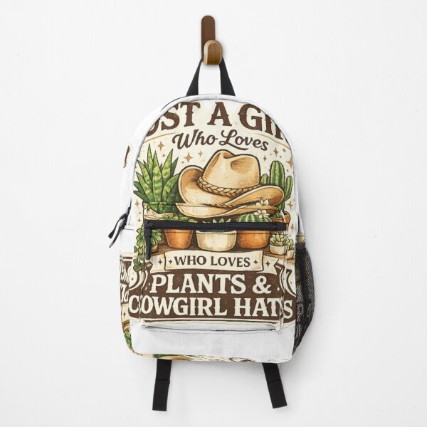 Item preview, Just a Girl Who Loves Plants & Cowgirl Hats – Western Botanical Design designed and sold by Bismillah-Najah.