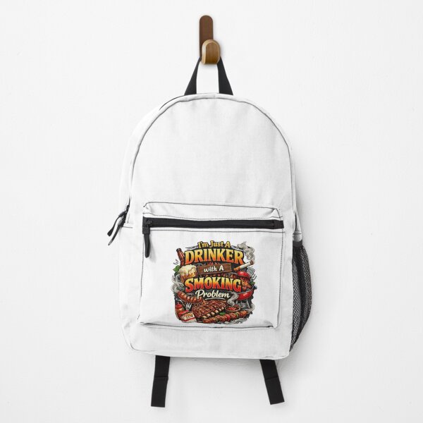 Item preview, I'm Just A Drinker With A Smoking Problem - Funny BBQ Smoker designed and sold by FANTASYoDarknes.