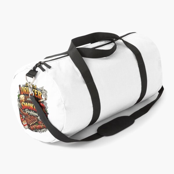 Item preview, I'm Just A Drinker With A Smoking Problem - Funny BBQ Smoker designed and sold by FANTASYoDarknes.