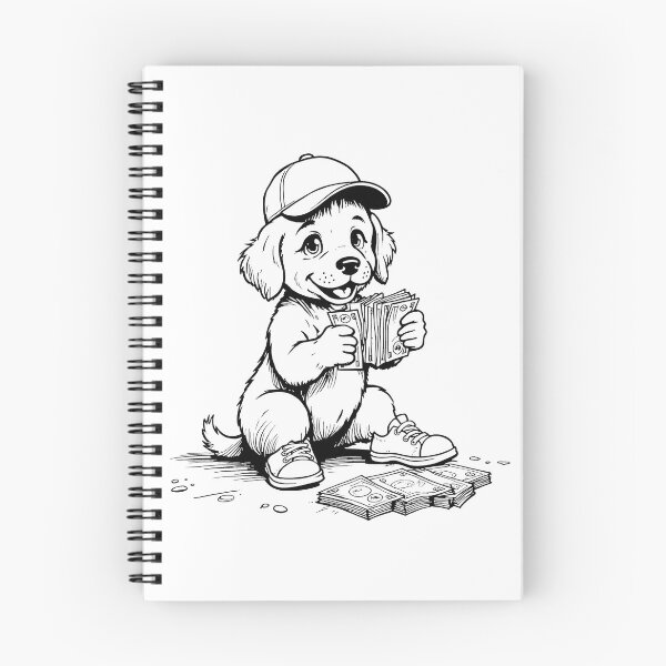 Item preview, Cute Puppy Dog Counting Money designed and sold by Museum Of Non-Existing Art.