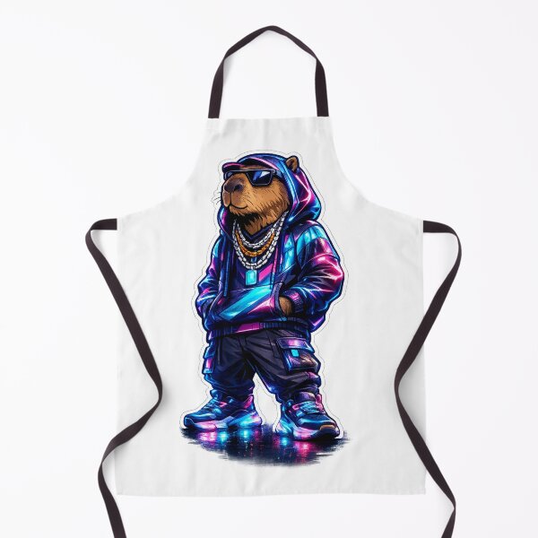 Item preview, Urban Neon Capybara Future Street Style designed and sold by NovaMoodCo.