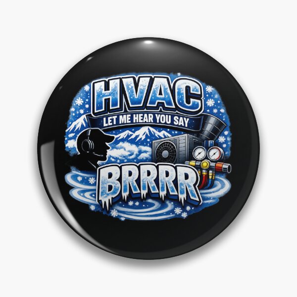 Item preview, HVAC "Let Me Hear You Say BRRRR" - Funny Cooling Tech Design for HVAC Pros designed and sold by FrozenHeat97.