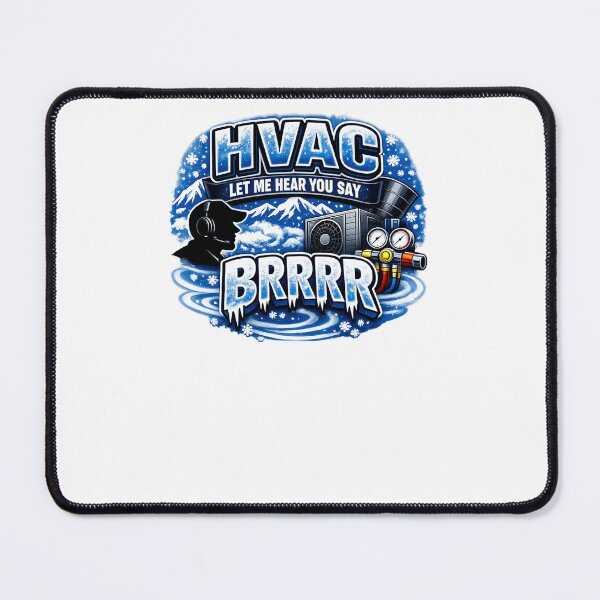 Item preview, HVAC "Let Me Hear You Say BRRRR" - Funny Cooling Tech Design for HVAC Pros designed and sold by FrozenHeat97.