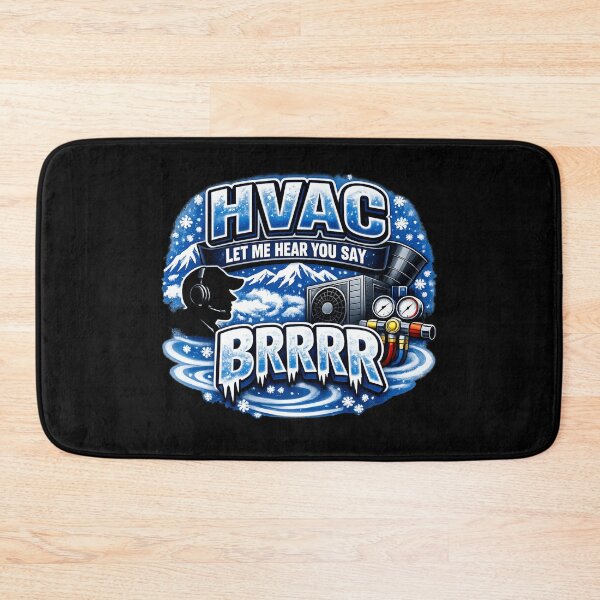Item preview, HVAC "Let Me Hear You Say BRRRR" - Funny Cooling Tech Design for HVAC Pros designed and sold by FrozenHeat97.