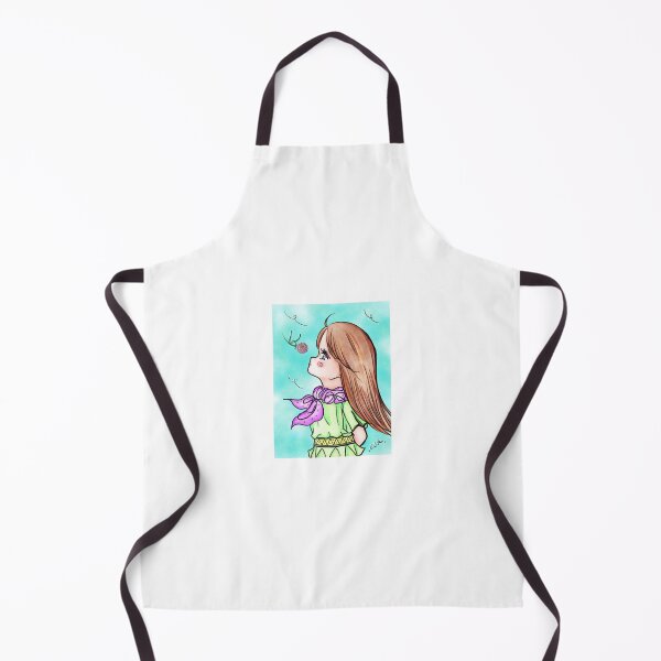 Item preview, Girl with a flower in a windy springday designed and sold by ViolantMB.