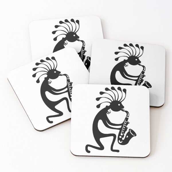Item preview, Illustration of a musician playing the saxophone in an artistic engraving style designed and sold by Keltoi-art.