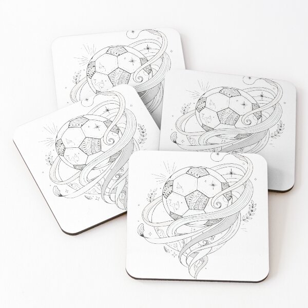 Item preview, Mystical Football Orbit Vector - World Cup 2026 Mandala Art Print2026 Soccer Line Art designed and sold by BestChoiceService.