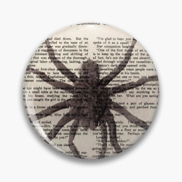 Item preview, Vintage Giant Spider Pulp Magazine Text Retro Horror Comic designed and sold by Lilith.3x313 Vault.