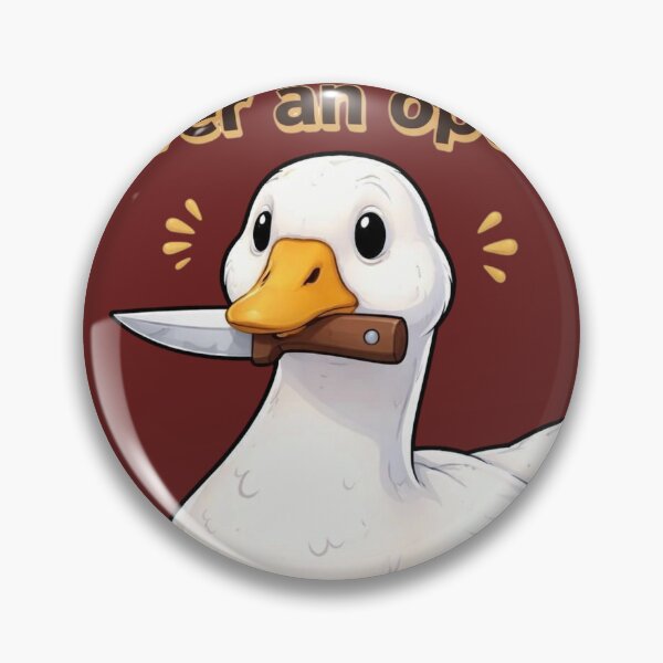 Item preview, Funny Goose Peace Was Never An Option Meme designed and sold by BarkAndArt.