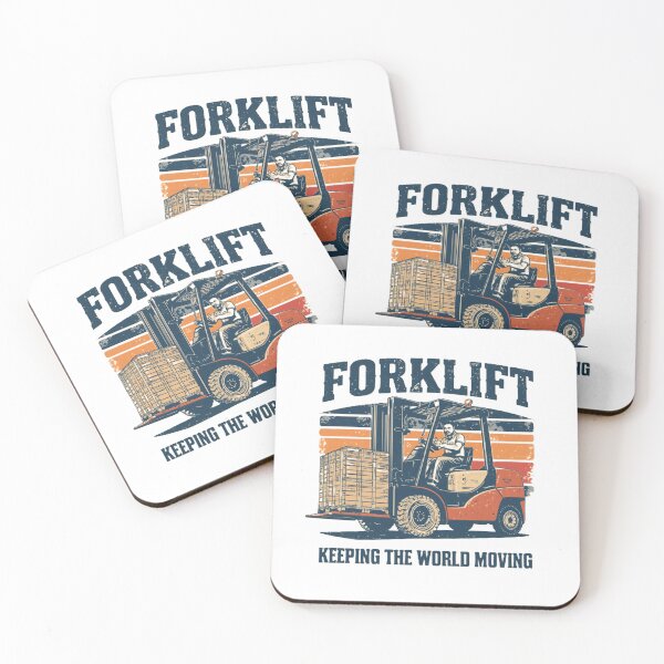 Item preview, Forklift Keeping The World Moving designed and sold by RetroNibylander.