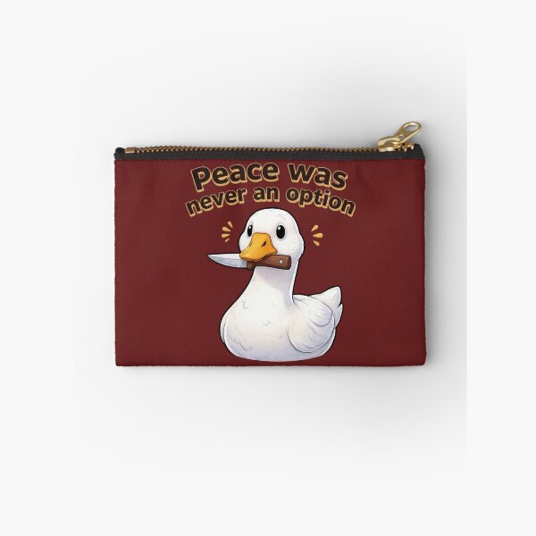 Item preview, Funny Goose Peace Was Never An Option Meme designed and sold by BarkAndArt.