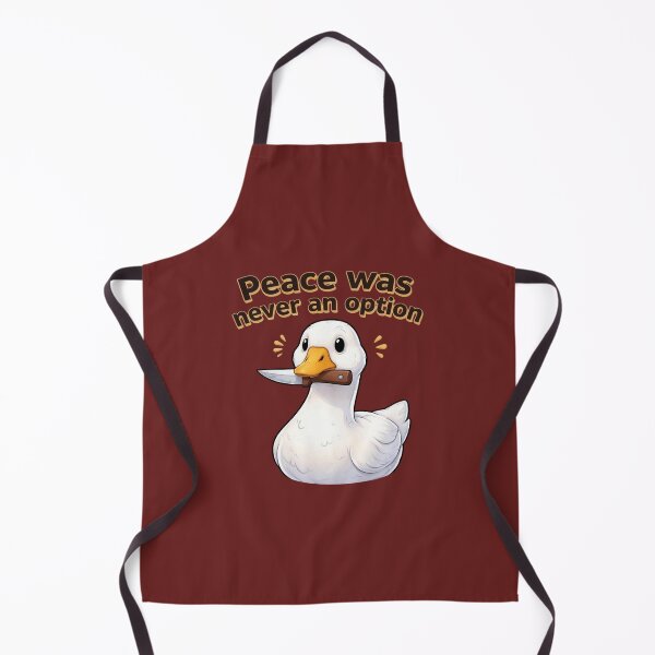Item preview, Funny Goose Peace Was Never An Option Meme designed and sold by BarkAndArt.