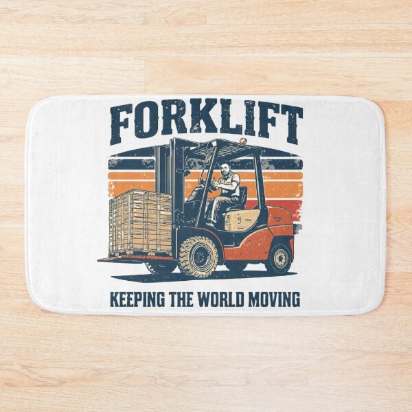 Item preview, Forklift Keeping The World Moving designed and sold by RetroNibylander.