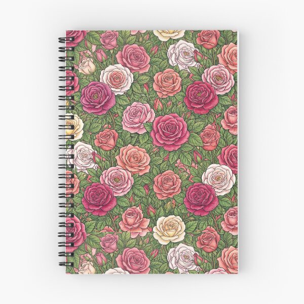 Item preview, Lush Colored Pencil Rose Garden Pattern designed and sold by SYCESTORE.