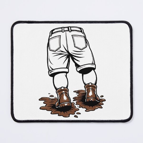 Item preview, Muddy Boots Walking Mud Splatter Vintage Workwear Silhouette  designed and sold by RareVisuals.
