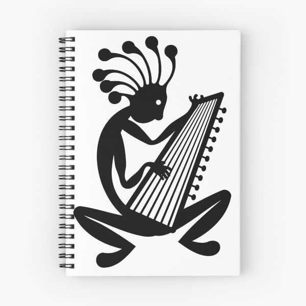 Item preview, Illustration of a Zither Player in the Style of an Antique Artistic Engraving designed and sold by Keltoi-art.