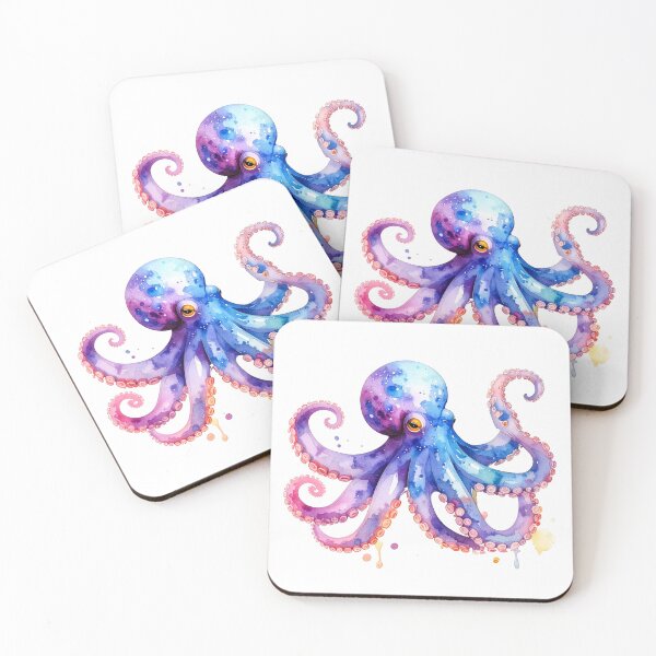 Item preview, Blue Purple Octopus Design designed and sold by BetweenForms.