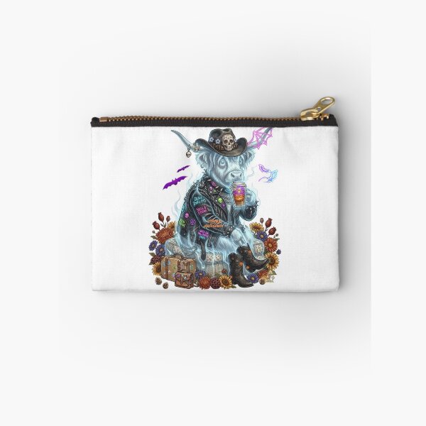 Item preview, Retro Rocker Ghost Highland Cow Halloween Graphic designed and sold by VibranPalette.
