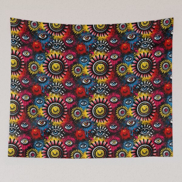 Item preview, Patrón de graffiti loco designed and sold by Gypsykiss.