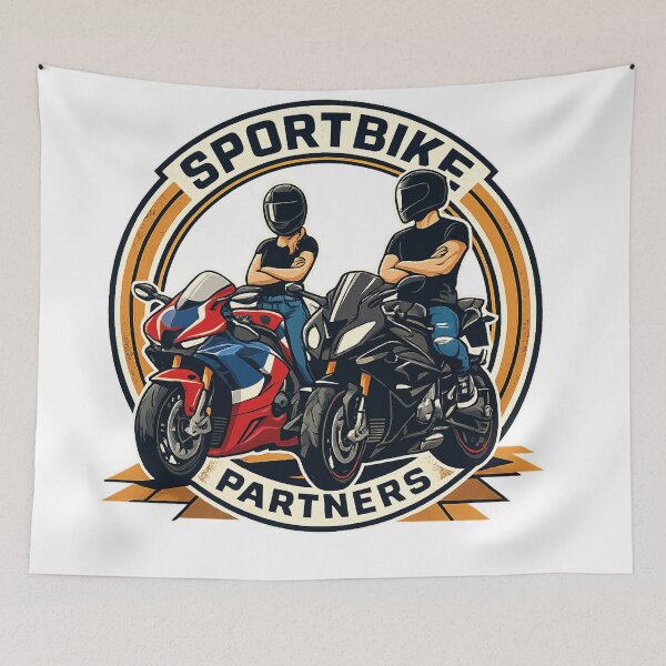 Item preview, Sportbike Partners Ride Together designed and sold by AVStudioS&S.