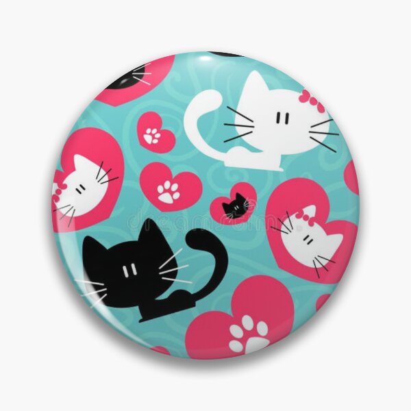 Item preview, cats designed and sold by pksart1.