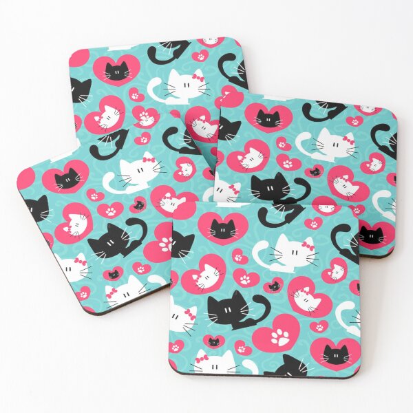 Item preview, cats designed and sold by pksart1.