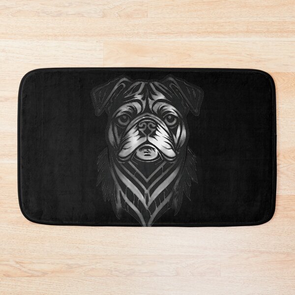 Item preview, Tribal Pug Face Tattoo Style designed and sold by UrbanPrts.