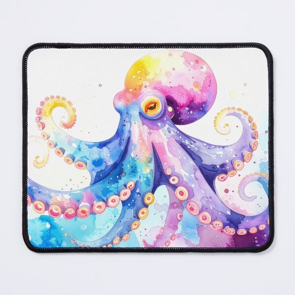 Item preview, Watercolor Pastel Octopus Design designed and sold by BetweenForms.