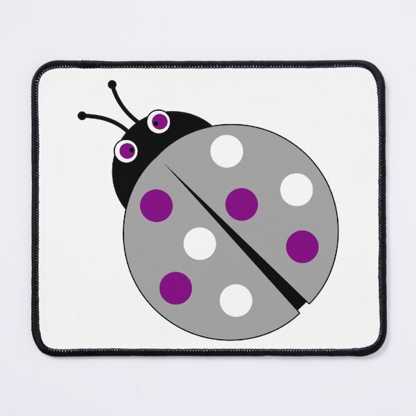 Item preview, Asexual Ladybug designed and sold by Inked Notebook.