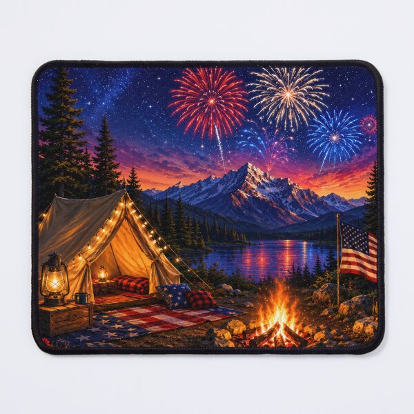 Item preview, 4th of July Wilderness Scene designed and sold by jgvisualarts.