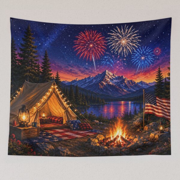 Item preview, 4th of July Wilderness Scene designed and sold by jgvisualarts.