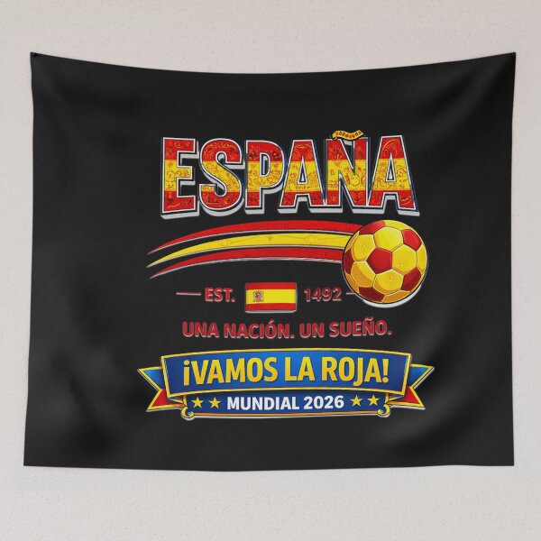 Item preview, España Soccer Supporter Graphic Est 1492 designed and sold by Tsugraf Designs.