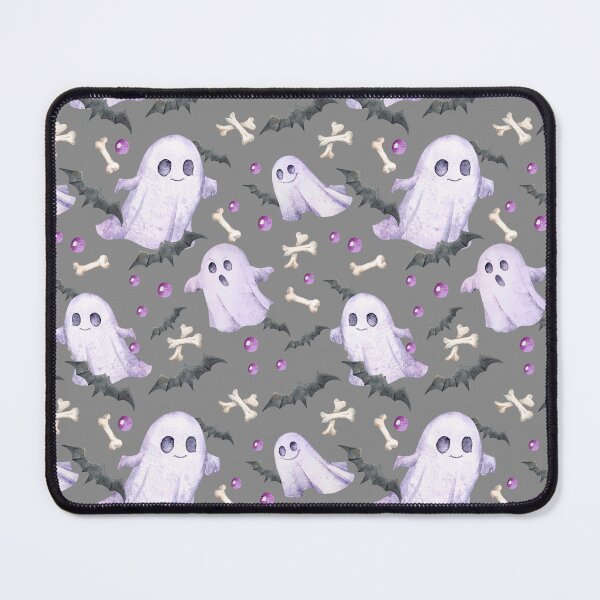 Item preview, Cute Ghosts Halloween Pattern designed and sold by Sasha Zinch Design.