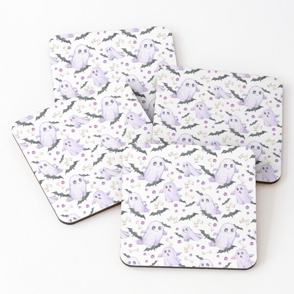Item preview, Cute Ghosts Halloween Pattern designed and sold by White Rabbit Design .