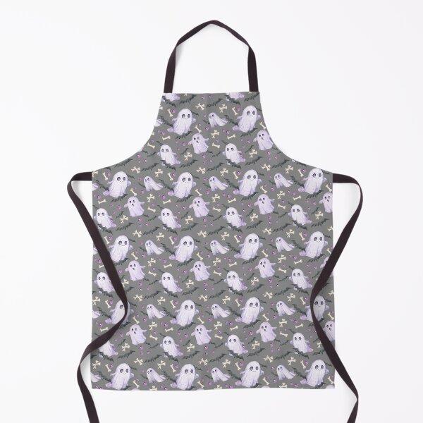 Item preview, Cute Ghosts Halloween Pattern designed and sold by Sasha Zinch Design.