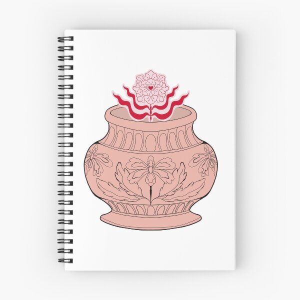 Item preview, Pink ceramic vase designed and sold by Elifndz.