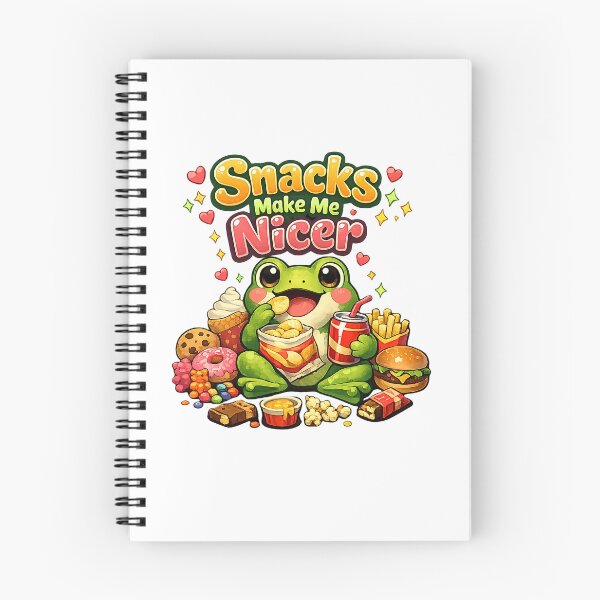 Item preview, Snacks Make Me Nicer - Funny Frog Phrog Food Meme designed and sold by FANTASYoDarknes.