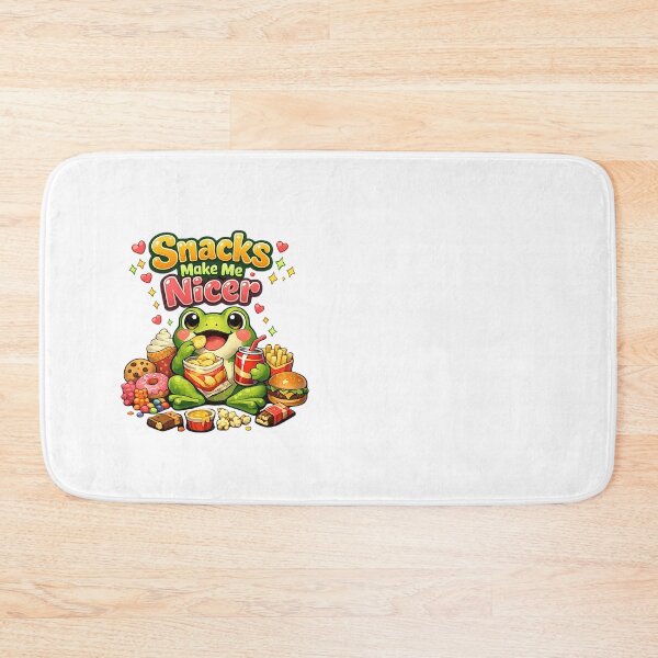 Item preview, Snacks Make Me Nicer - Funny Frog Phrog Food Meme designed and sold by FANTASYoDarknes.