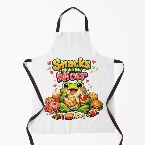 Item preview, Snacks Make Me Nicer - Funny Frog Phrog Food Meme designed and sold by FANTASYoDarknes.