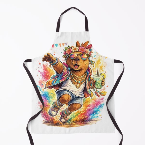 Item preview, Color Splash Capybara Festival Celebration designed and sold by NovaMoodCo.