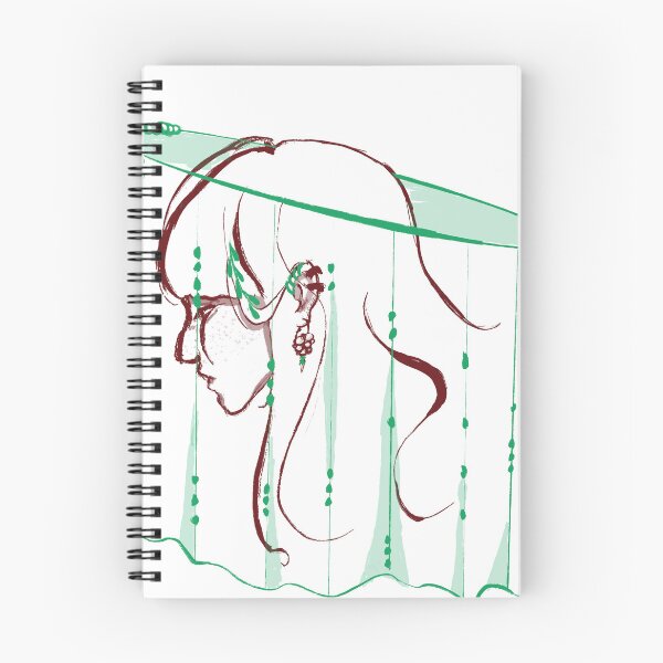 Item preview, Minimalist Girl in Green Veil Hat - Avant-Garde Female Line Art Portrait designed and sold by SvitlanaSolo.