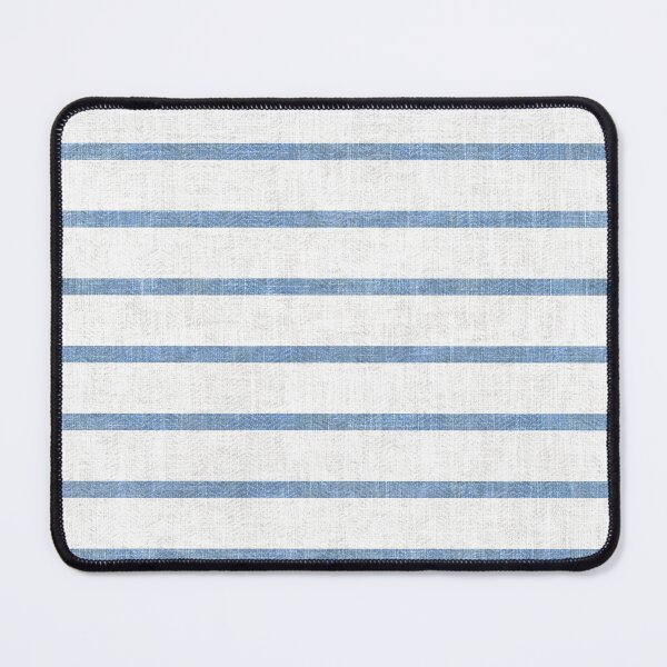 Item preview, Classic Blue Horizontal Textured Stripe designed and sold by LoveAlways-AEP.