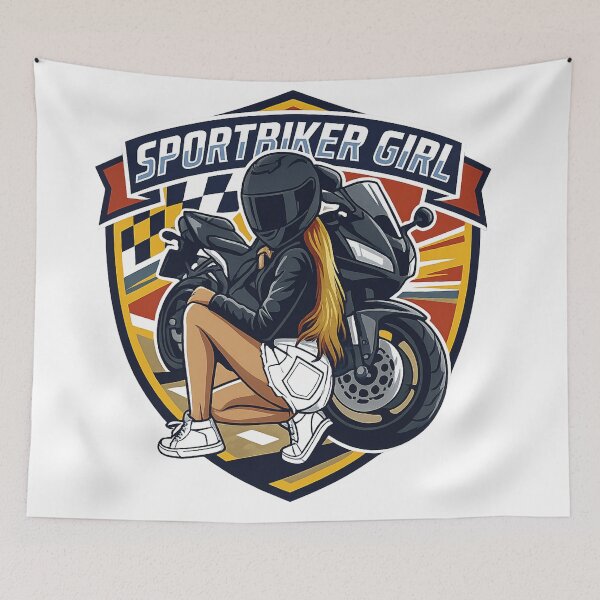 Item preview, Sportbiker Girl Speed & Style designed and sold by AVStudioS&S.