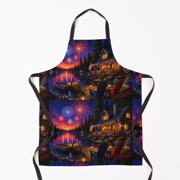 Item preview, 4th of July Lakeside Retreat designed and sold by jgvisualarts.