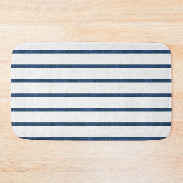 Item preview, Classic Navy Blue Horizontal Textured Stripe designed and sold by LoveAlways-AEP.